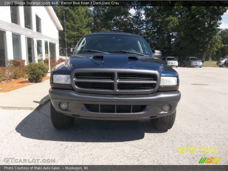 Patriot Blue Pearl / Dark Slate Gray 2002 Dodge Durango Sport 4x4