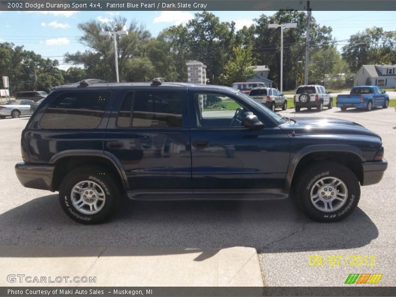 Patriot Blue Pearl / Dark Slate Gray 2002 Dodge Durango Sport 4x4