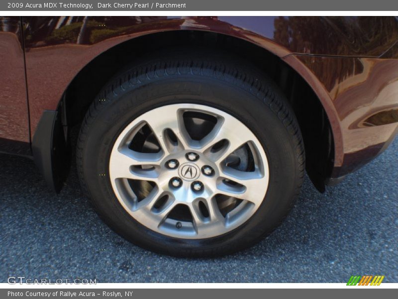 Dark Cherry Pearl / Parchment 2009 Acura MDX Technology