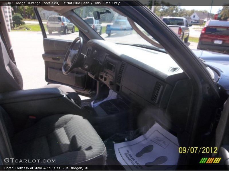 Patriot Blue Pearl / Dark Slate Gray 2002 Dodge Durango Sport 4x4