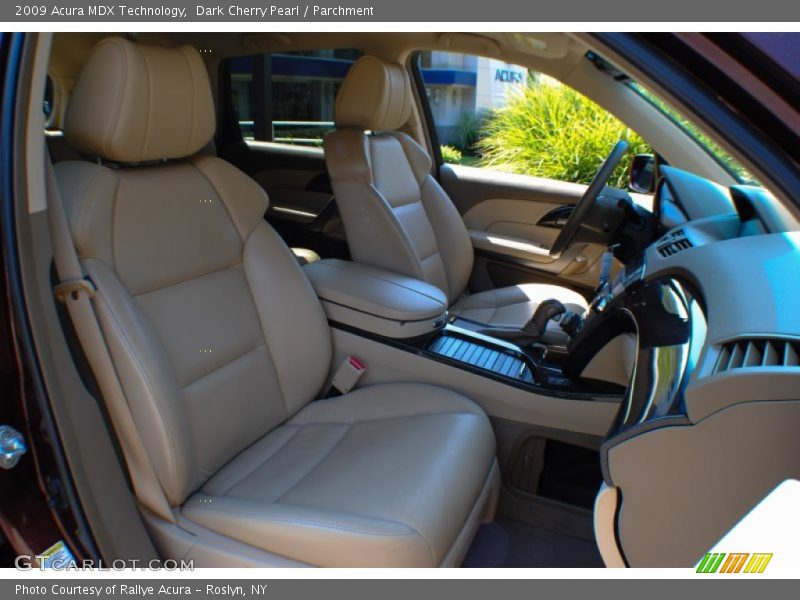 Dark Cherry Pearl / Parchment 2009 Acura MDX Technology