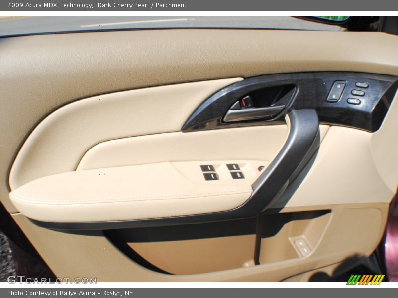 Dark Cherry Pearl / Parchment 2009 Acura MDX Technology