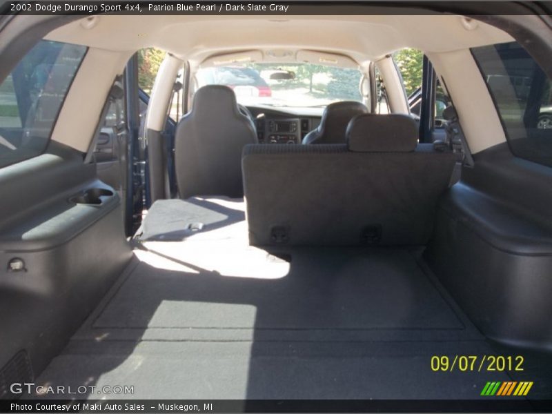 Patriot Blue Pearl / Dark Slate Gray 2002 Dodge Durango Sport 4x4