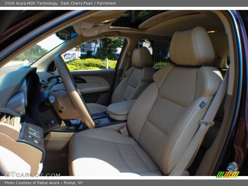 Dark Cherry Pearl / Parchment 2009 Acura MDX Technology