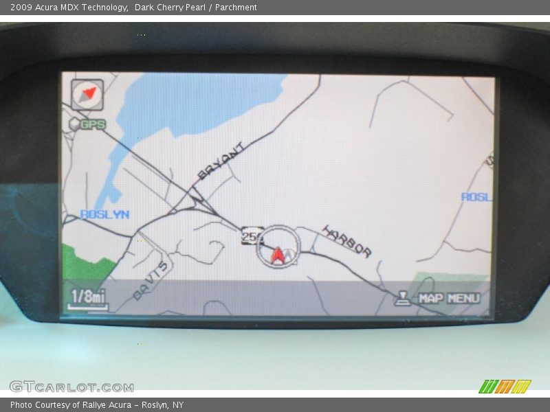 Dark Cherry Pearl / Parchment 2009 Acura MDX Technology