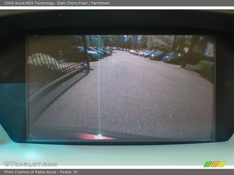 Dark Cherry Pearl / Parchment 2009 Acura MDX Technology