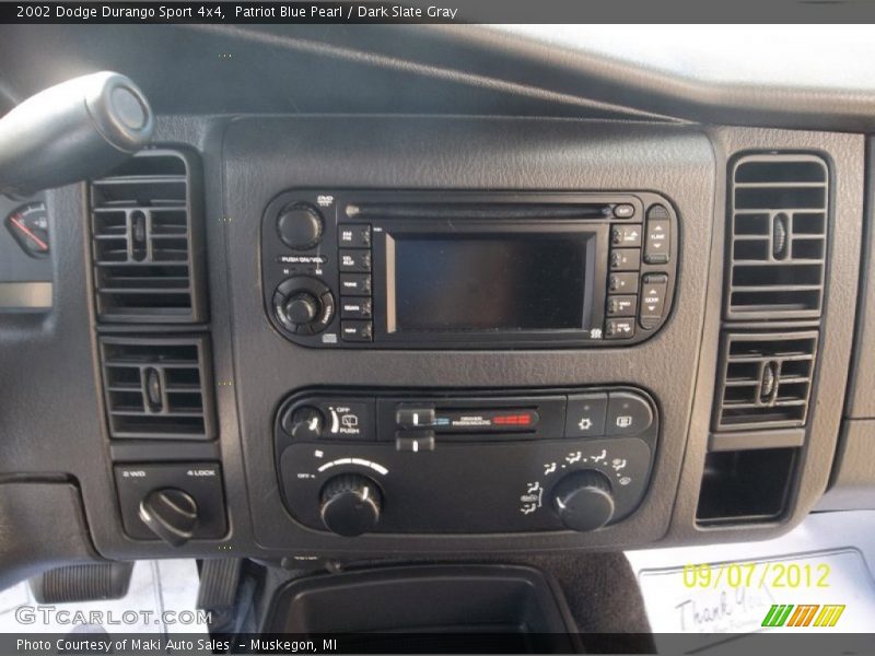 Patriot Blue Pearl / Dark Slate Gray 2002 Dodge Durango Sport 4x4