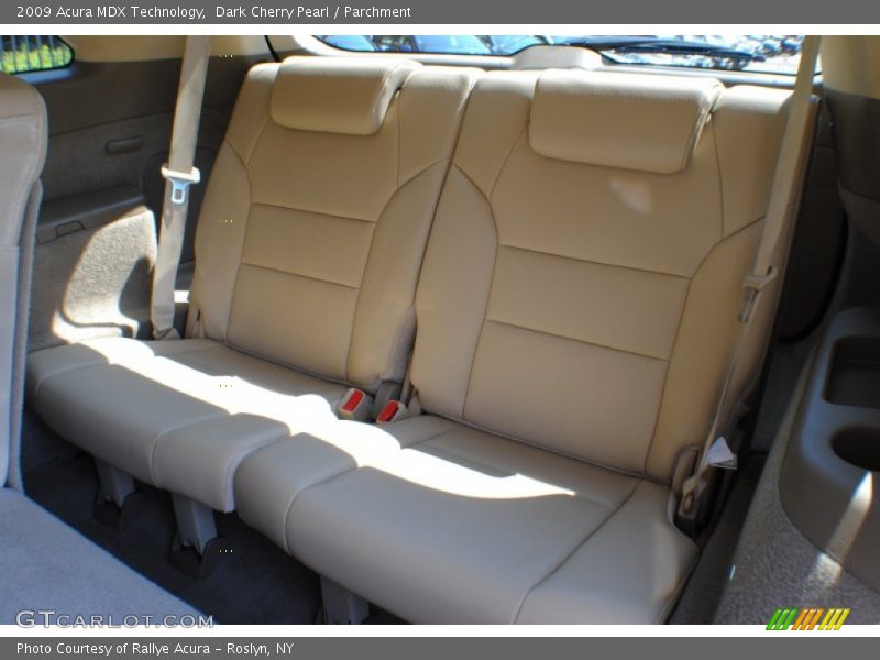 Dark Cherry Pearl / Parchment 2009 Acura MDX Technology