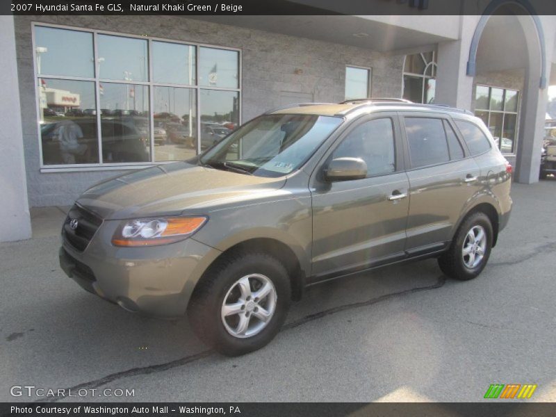 Natural Khaki Green / Beige 2007 Hyundai Santa Fe GLS