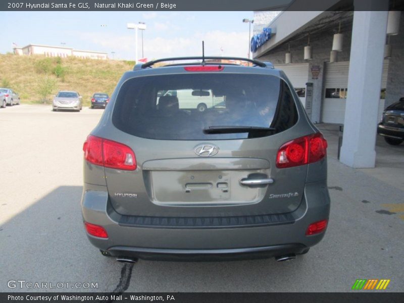 Natural Khaki Green / Beige 2007 Hyundai Santa Fe GLS