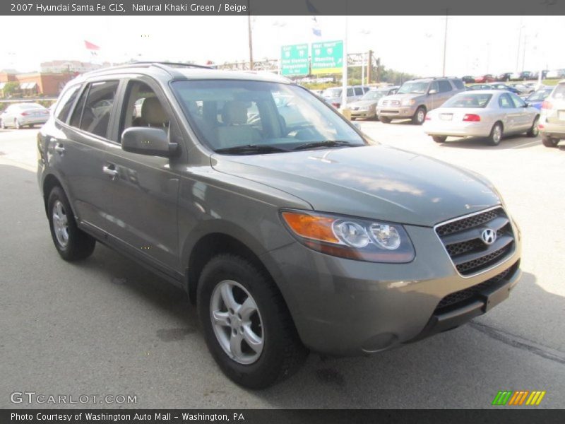 Natural Khaki Green / Beige 2007 Hyundai Santa Fe GLS