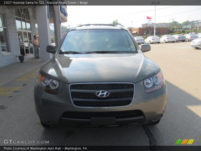Natural Khaki Green / Beige 2007 Hyundai Santa Fe GLS
