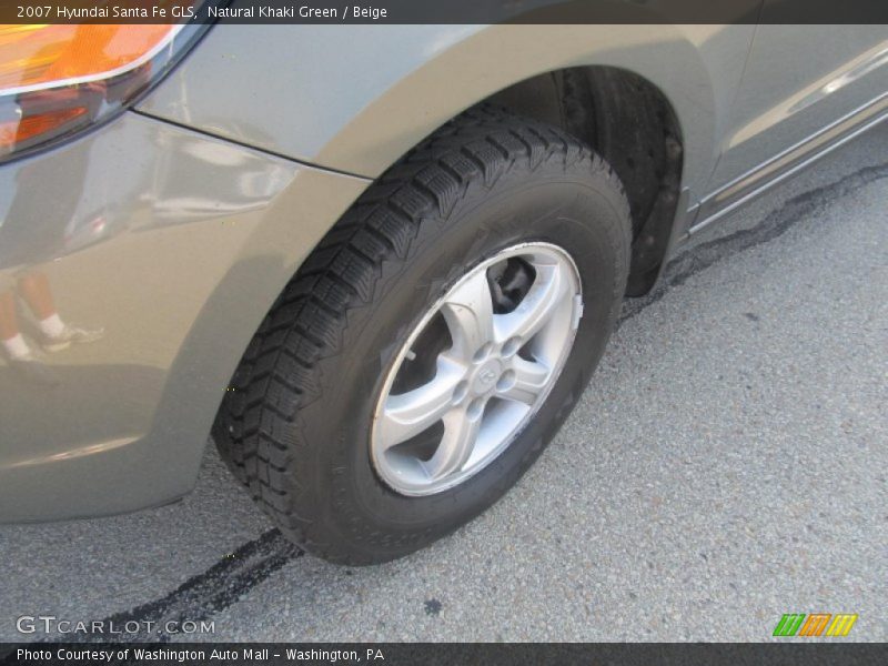 Natural Khaki Green / Beige 2007 Hyundai Santa Fe GLS