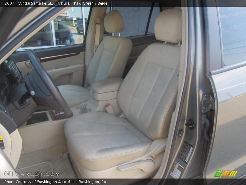 Natural Khaki Green / Beige 2007 Hyundai Santa Fe GLS