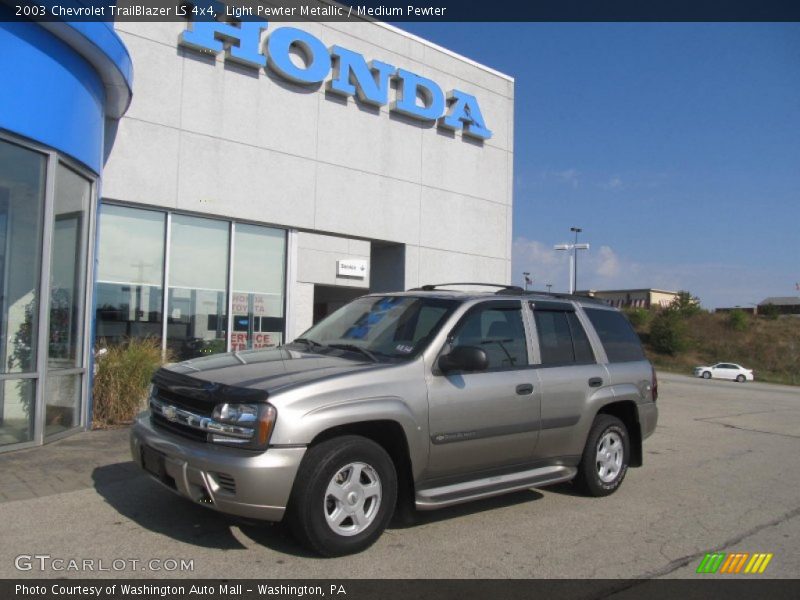 Light Pewter Metallic / Medium Pewter 2003 Chevrolet TrailBlazer LS 4x4