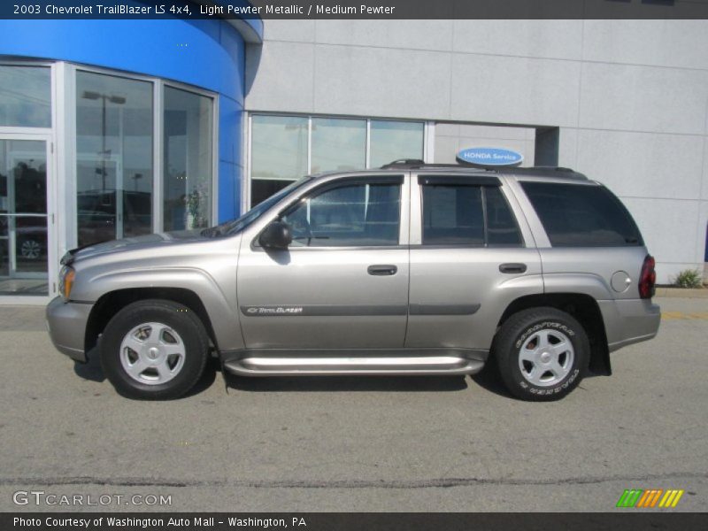 Light Pewter Metallic / Medium Pewter 2003 Chevrolet TrailBlazer LS 4x4