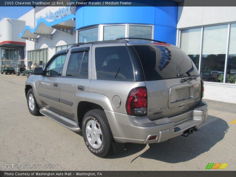 Light Pewter Metallic / Medium Pewter 2003 Chevrolet TrailBlazer LS 4x4