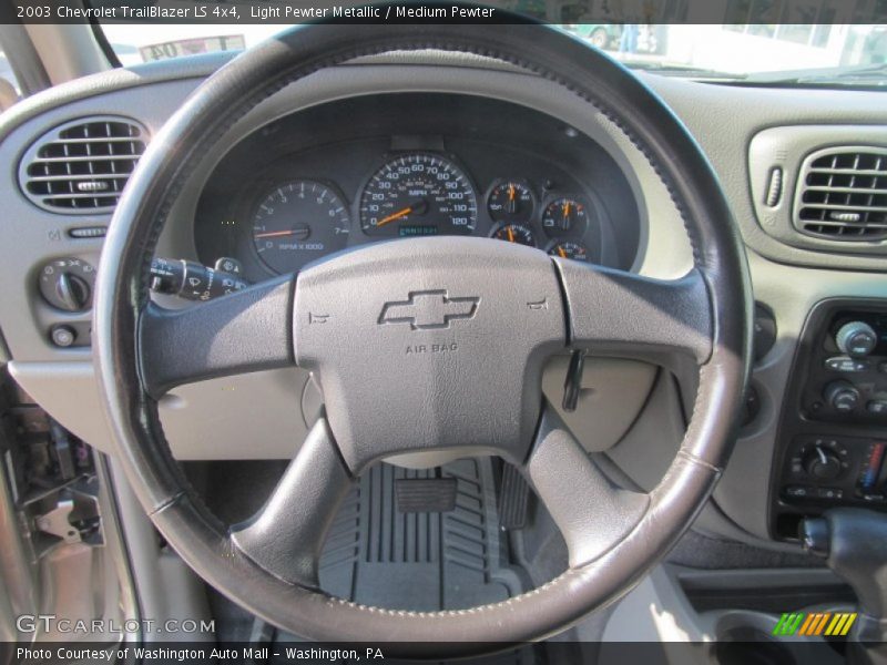 Light Pewter Metallic / Medium Pewter 2003 Chevrolet TrailBlazer LS 4x4