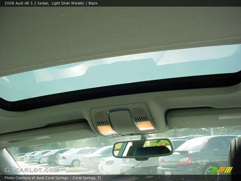 Light Silver Metallic / Black 2008 Audi A6 3.2 Sedan