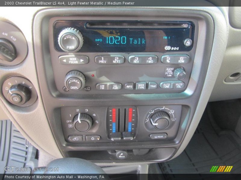 Light Pewter Metallic / Medium Pewter 2003 Chevrolet TrailBlazer LS 4x4