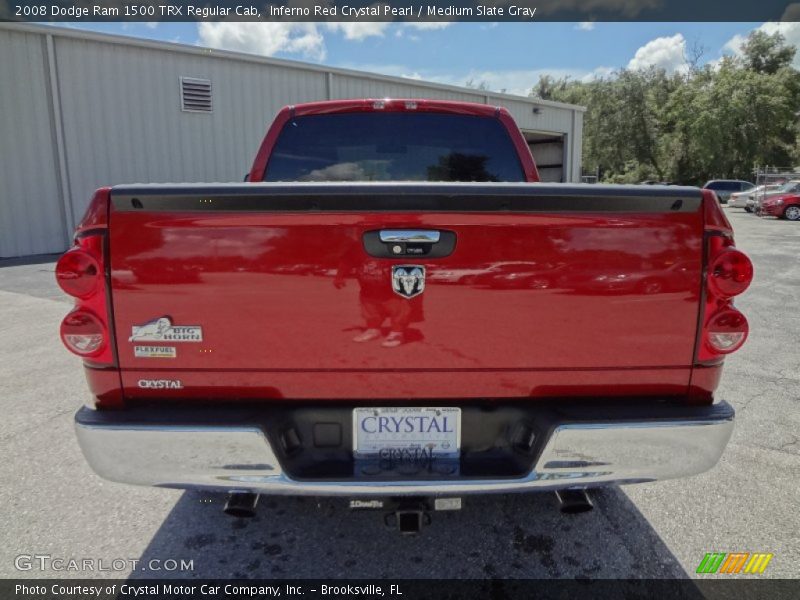Inferno Red Crystal Pearl / Medium Slate Gray 2008 Dodge Ram 1500 TRX Regular Cab