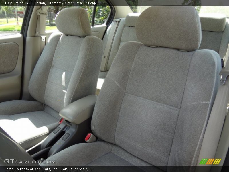 Monterey Green Pearl / Beige 1999 Infiniti G 20 Sedan