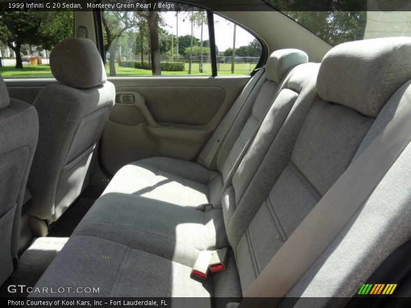 Monterey Green Pearl / Beige 1999 Infiniti G 20 Sedan