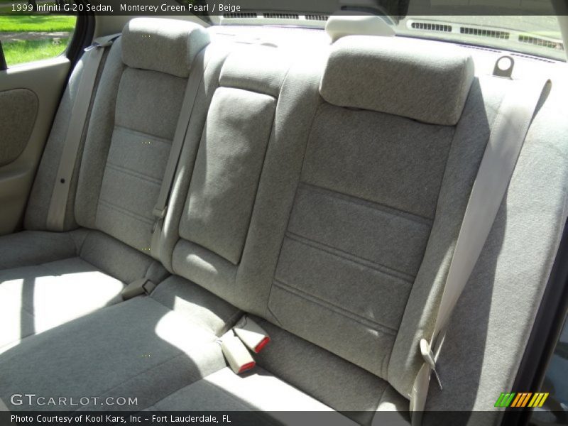 Monterey Green Pearl / Beige 1999 Infiniti G 20 Sedan