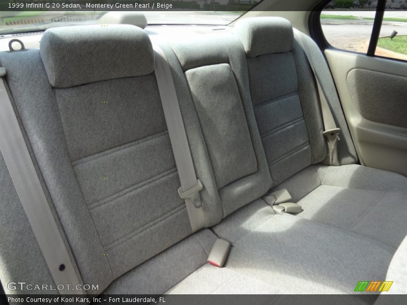Monterey Green Pearl / Beige 1999 Infiniti G 20 Sedan