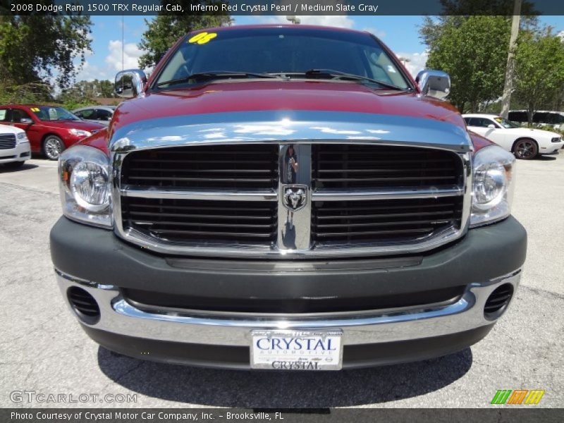 Inferno Red Crystal Pearl / Medium Slate Gray 2008 Dodge Ram 1500 TRX Regular Cab