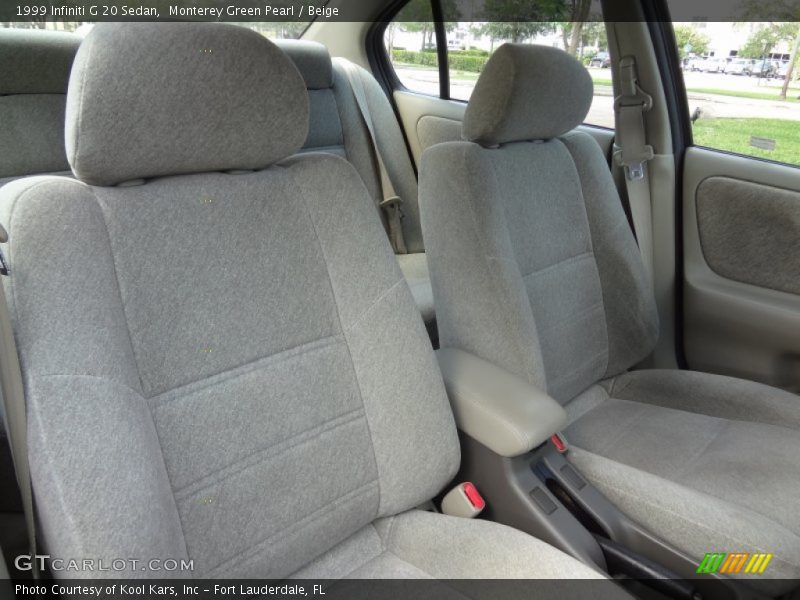 Monterey Green Pearl / Beige 1999 Infiniti G 20 Sedan