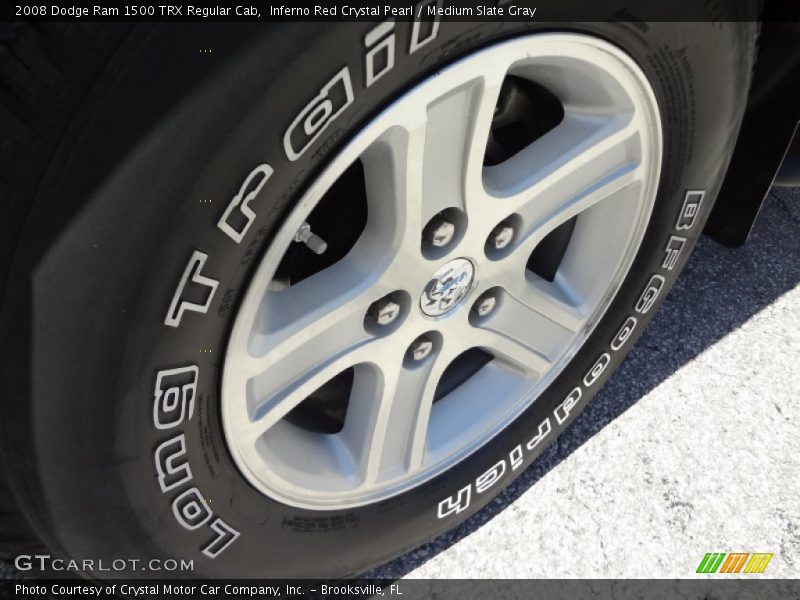 Inferno Red Crystal Pearl / Medium Slate Gray 2008 Dodge Ram 1500 TRX Regular Cab