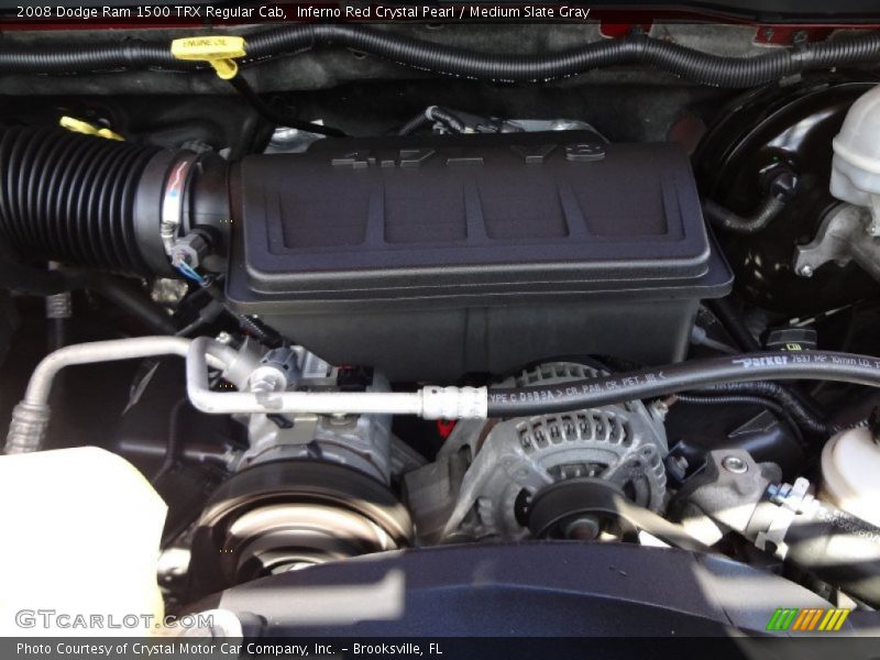 Inferno Red Crystal Pearl / Medium Slate Gray 2008 Dodge Ram 1500 TRX Regular Cab