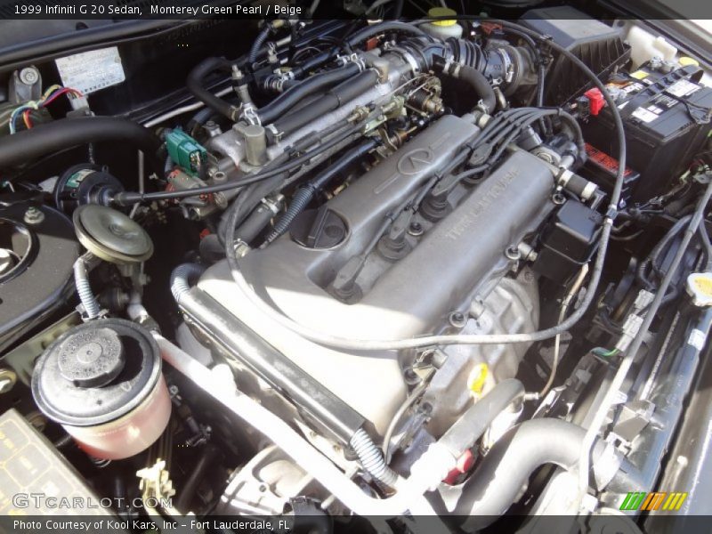 Monterey Green Pearl / Beige 1999 Infiniti G 20 Sedan