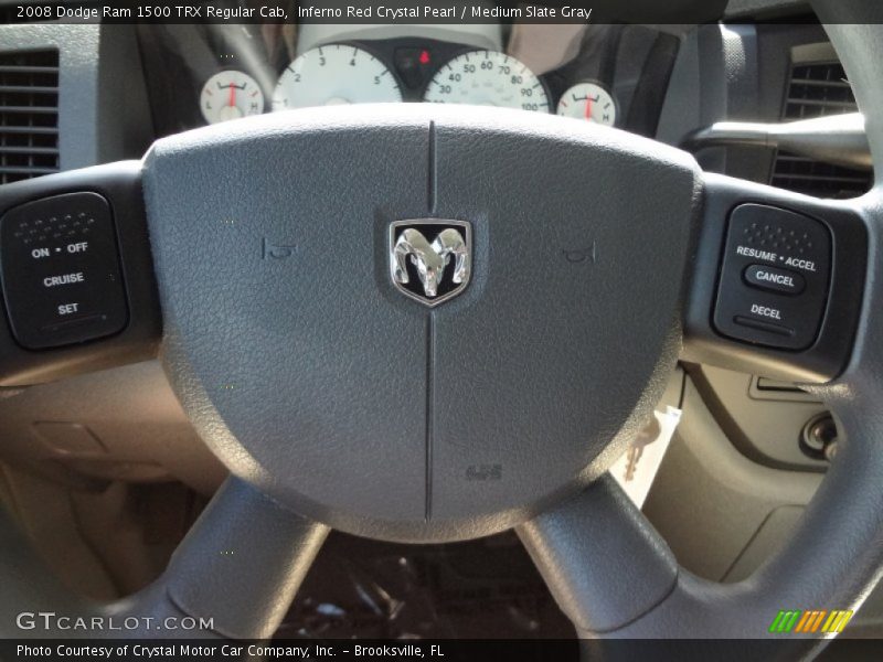 Inferno Red Crystal Pearl / Medium Slate Gray 2008 Dodge Ram 1500 TRX Regular Cab