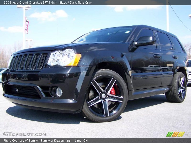 Black / Dark Slate Gray 2008 Jeep Grand Cherokee SRT8 4x4