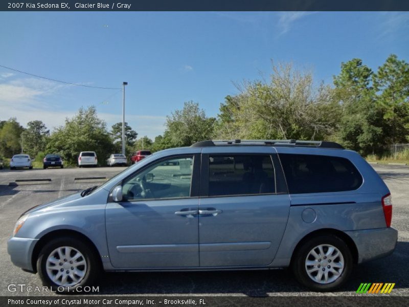 Glacier Blue / Gray 2007 Kia Sedona EX