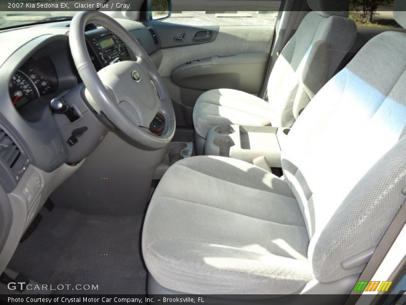 Glacier Blue / Gray 2007 Kia Sedona EX