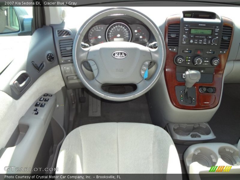 Glacier Blue / Gray 2007 Kia Sedona EX