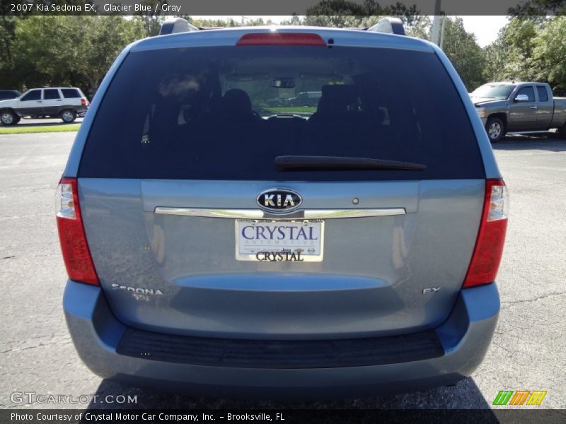 Glacier Blue / Gray 2007 Kia Sedona EX
