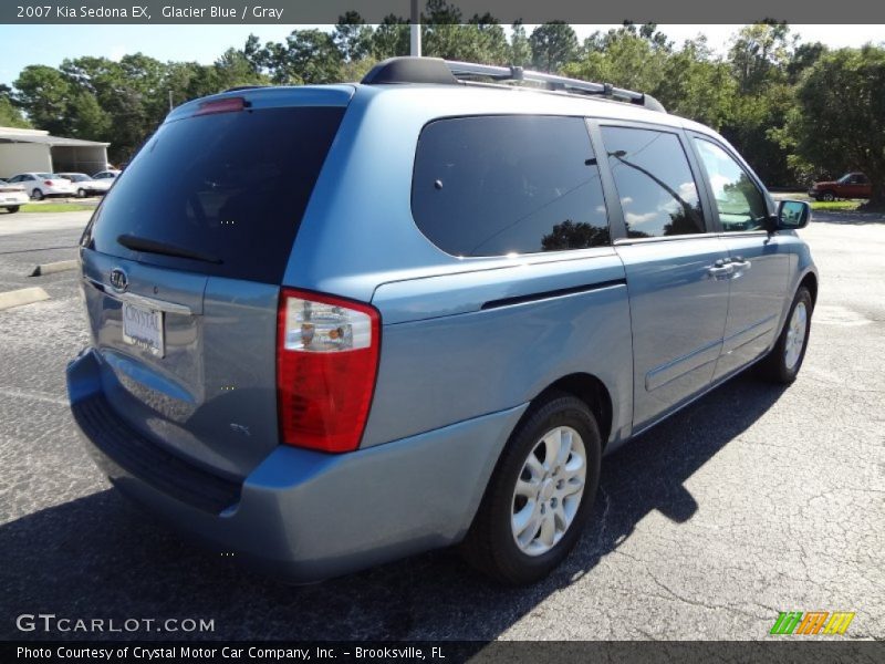 Glacier Blue / Gray 2007 Kia Sedona EX