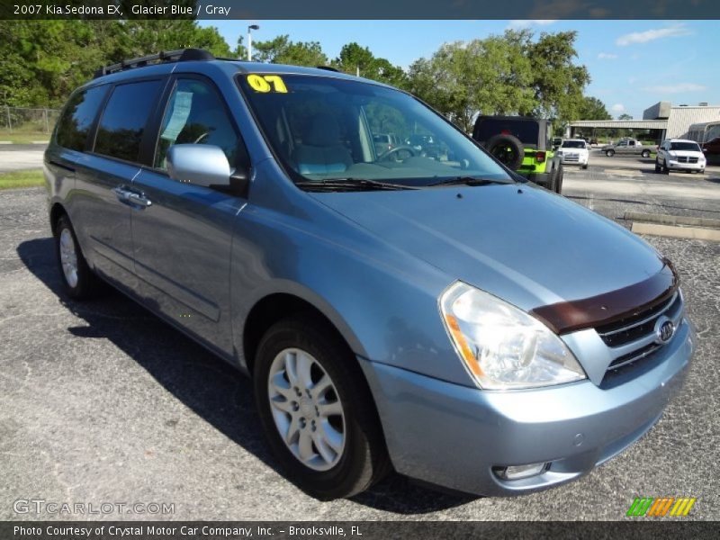 Glacier Blue / Gray 2007 Kia Sedona EX