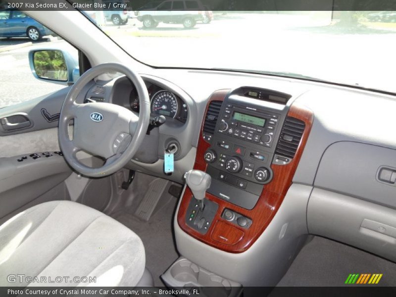 Glacier Blue / Gray 2007 Kia Sedona EX