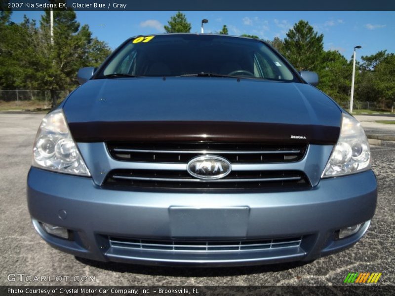 Glacier Blue / Gray 2007 Kia Sedona EX