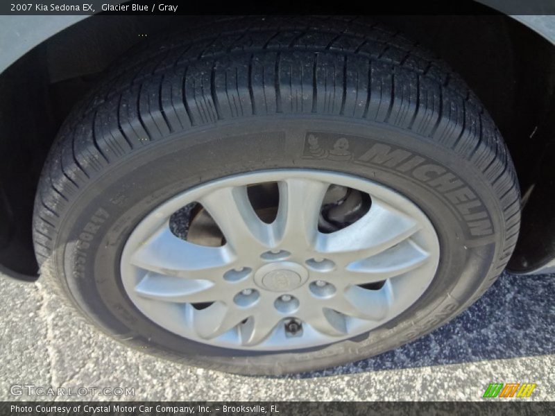 Glacier Blue / Gray 2007 Kia Sedona EX