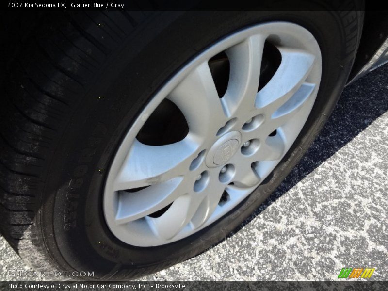 Glacier Blue / Gray 2007 Kia Sedona EX