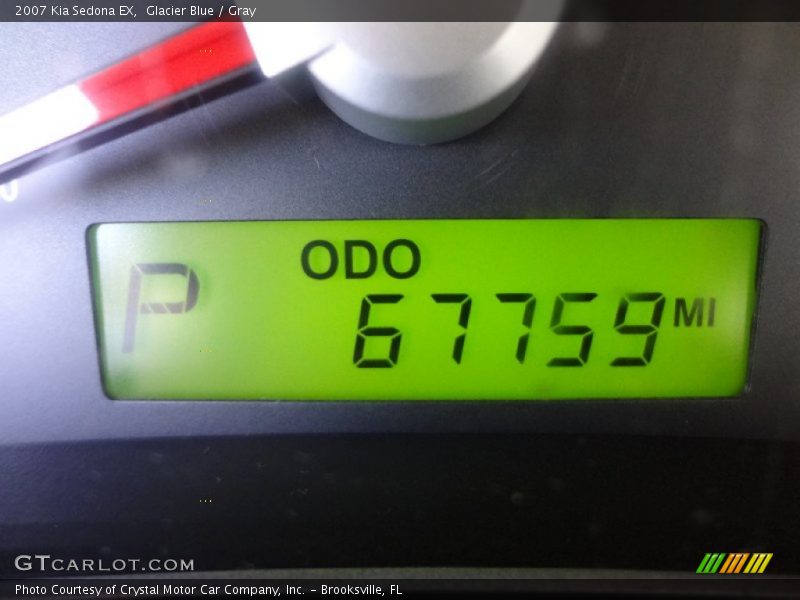Glacier Blue / Gray 2007 Kia Sedona EX
