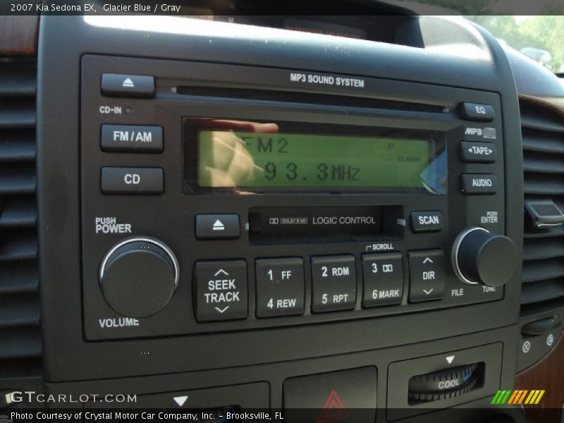 Glacier Blue / Gray 2007 Kia Sedona EX