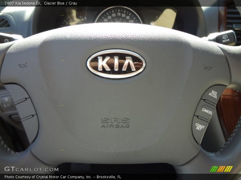 Glacier Blue / Gray 2007 Kia Sedona EX