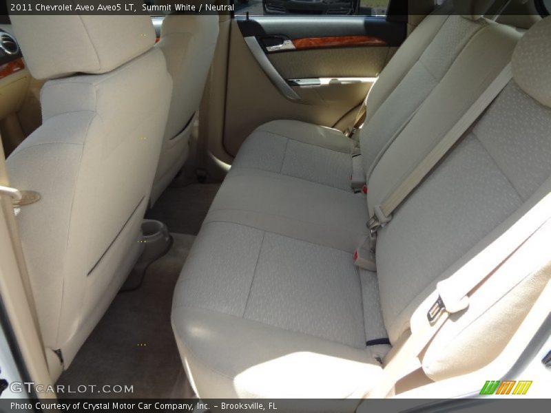 Summit White / Neutral 2011 Chevrolet Aveo Aveo5 LT